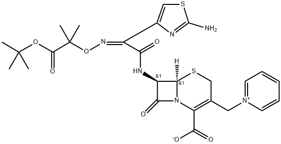 1-[[(6R,7R)-7-[[(2Z)-2-(2-AMino-4-thiazolyl)-2-[[2-(1,1-diMethylethoxy)-1,1-diMethyl-2-oxoethoxy]iMino]acetyl]aMino]-2-carboxy-8-oxo-5-thia-1-azabicyclo[4.2.0]oct-2-en-3-yl]Methyl]pyridiniuM Inner Salt