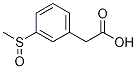 3-Methylsulfinylphenylacetic acid Struktur