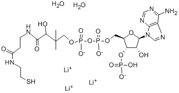 COENZYME A TRILITHIUM SALT DIHYDRATE,102778-59-6,结构式
