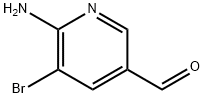 6-AMino-5-broMo-pyridine-3-carbaldehyde 化学構造式