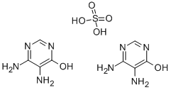 4,5-ジアミノ-6-ヒドロキシピリミジンヘミ硫酸塩 HYDRATE 化学構造式