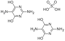 2,5-二氨基-4,6-二羟基嘧啶半硫酸盐,102783-67-5,结构式