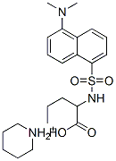 DANSYL-DL-NORVALINE PIPERIDINIUM 化学構造式