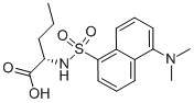 DANSYL-L-NORVALINE CYCLOHEXYLAMMONIUM SALT,102783-77-7,结构式