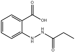 Benzoic acid, 2-[2-(1-oxopropyl)hydrazino]- (9CI) Structure