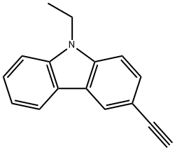 9-乙基-3-乙炔基-9H-咔唑, 102792-38-1, 结构式
