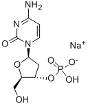 2'-脱氧-3'-胞苷酸二钠盐 结构式