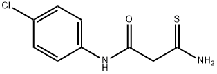 3-AMINO-N-(4-CHLOROPHENYL)-3-THIOXOPROPANAMIDE 化学構造式