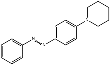 4-N-PIPERIDINYLAZOBENZENE 化学構造式