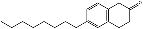 6-OCTYL-3,4-DIHYDRONAPHTHALEN-2(1H)-ONE Struktur