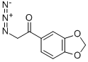 2-Azido-1-(1,3-benzodioxol-5-yl)ethanone Struktur