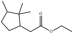 2,2,3-Trimethylcyclopentaneacetic acid ethyl ester 结构式