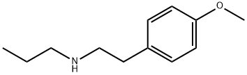 N-4-甲氧基苯乙基正丙胺, 102842-44-4, 结构式