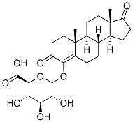 4-Hydroxyandrostenedione glucuronide Structure