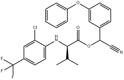 Tau-fluvalinate Struktur