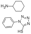 1-PHENYL-1H-TETRAZOLE-5-THIOL CYCLOHEXYLAMINE SALT 结构式