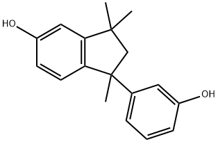 1-(3-Hydroxyphenyl)-1,3,3-trimethylindan-5-ol 结构式