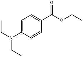 4-(ジエチルアミノ)安息香酸エチル 化学構造式