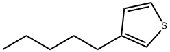 3-正戊基噻吩,102871-31-8,结构式