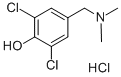 2,6-DICHLORO-4-[(DIMETHYLAMINO)METHYL]PHENOL HYDROCHLORIDE Struktur