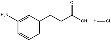 Benzenepropanoic acid, 3-amino-, hydrochloride (1:1) Structure