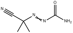 1-((氰基-1-甲基乙基)偶氮)甲酰胺, 10288-28-5, 结构式