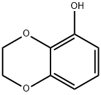 2,3-ジヒドロ-1,4-ベンゾジオキシン-5-オール 化学構造式