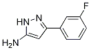 3-(3-氟苯基)-5-氨基吡唑,1028842-99-0,结构式