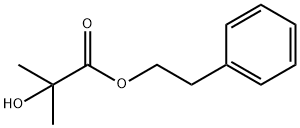 2-Hydroxy-2-methylpropanoic acid 2-phenylethyl ester 结构式