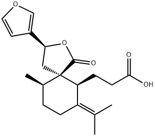 (3S,5R,6S,10R)-3-(3-Furanyl)-10-methyl-7-(1-methylethylidene)-1-oxo-2-oxaspiro[4.5]decane-6-propionic acid|