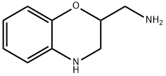 1-(3,4-dihydro-2h-1,4-benzoxazin-2-yl)methanamine 化学構造式