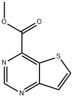 硫代[3,2-D]嘧啶-4-羧酸甲酯, 1029144-47-5, 结构式