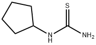 N-シクロペンチルチオ尿素 化学構造式