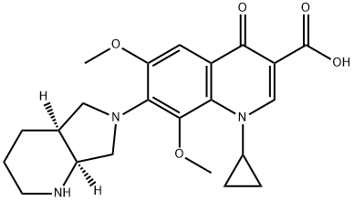 6,8-二甲氧基莫西沙星,1029364-73-5,结构式