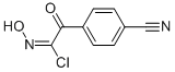 Benzeneethanimidoyl chloride, 4-cyano-N-hydroxy-alpha-oxo- (9CI) Struktur