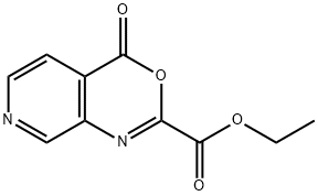 Ethyl 4-oxo-4H-pyrido[3,4-d][1,3]oxazine-2-carboxylate Struktur