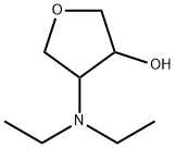 TRANS-4-(DIETHYLAMINO)TETRAHYDROFURAN-3-OL,10295-92-8,结构式