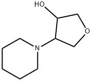 TRANS-4-(PIPERIDIN-1-YL)TETRAHYDROFURAN-3-OL,10295-96-2,结构式