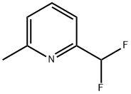 2-(Difluoromethyl)-6-methylpyridine Struktur