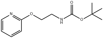 [2-(Pyridin-2-yloxy)-ethyl]-carbaMic acid tert-butyl ester 化学構造式