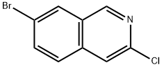 7-ブロモ-3-クロロイソキノリン 化学構造式