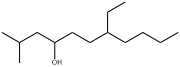 7-エチル-2-メチル-4-ウンデカノール 化学構造式