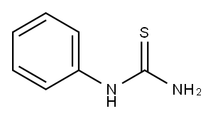 苯基硫脲, 103-85-5, 结构式