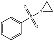 1-フェニルスルホニルアジリジン 化学構造式