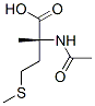 Isovaline,  N-acetyl-4-(methylthio)-  (9CI) 结构式