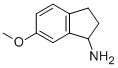 1-アミノ-6-メトキシインダン 化学構造式