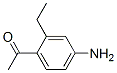 Ethanone, 1-(4-amino-2-ethylphenyl)- (9CI) Structure