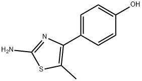 4-(4-hydroxyphenyl)-5-methyl-1,3-hiazol-2-amine Structure