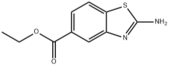 2-氨基苯并[D]噻唑-5-羧酸乙酯 结构式