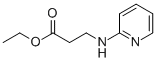 3-(2-ピリジルアミノ)プロピオン酸エチル 化学構造式